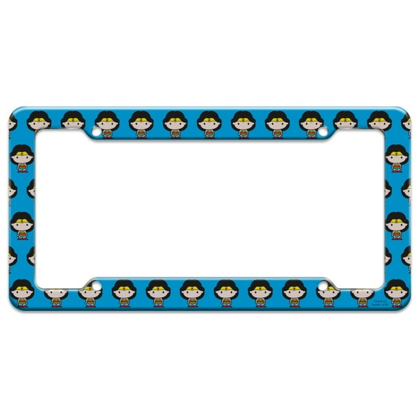 Graphics and More Wonder Woman Movie Blue Logo Pattern License Plate Tag Frame Graphics and More Wonder Woman Movie Blue Logo Pattern License Plate Tag Frame